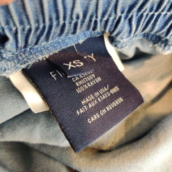 Fidelity Sadie Short Palm Tree Pattern Drawstring Pull On - Picture 8 of 9